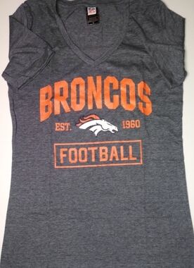 NFL broncos football short sleeve T-shirt